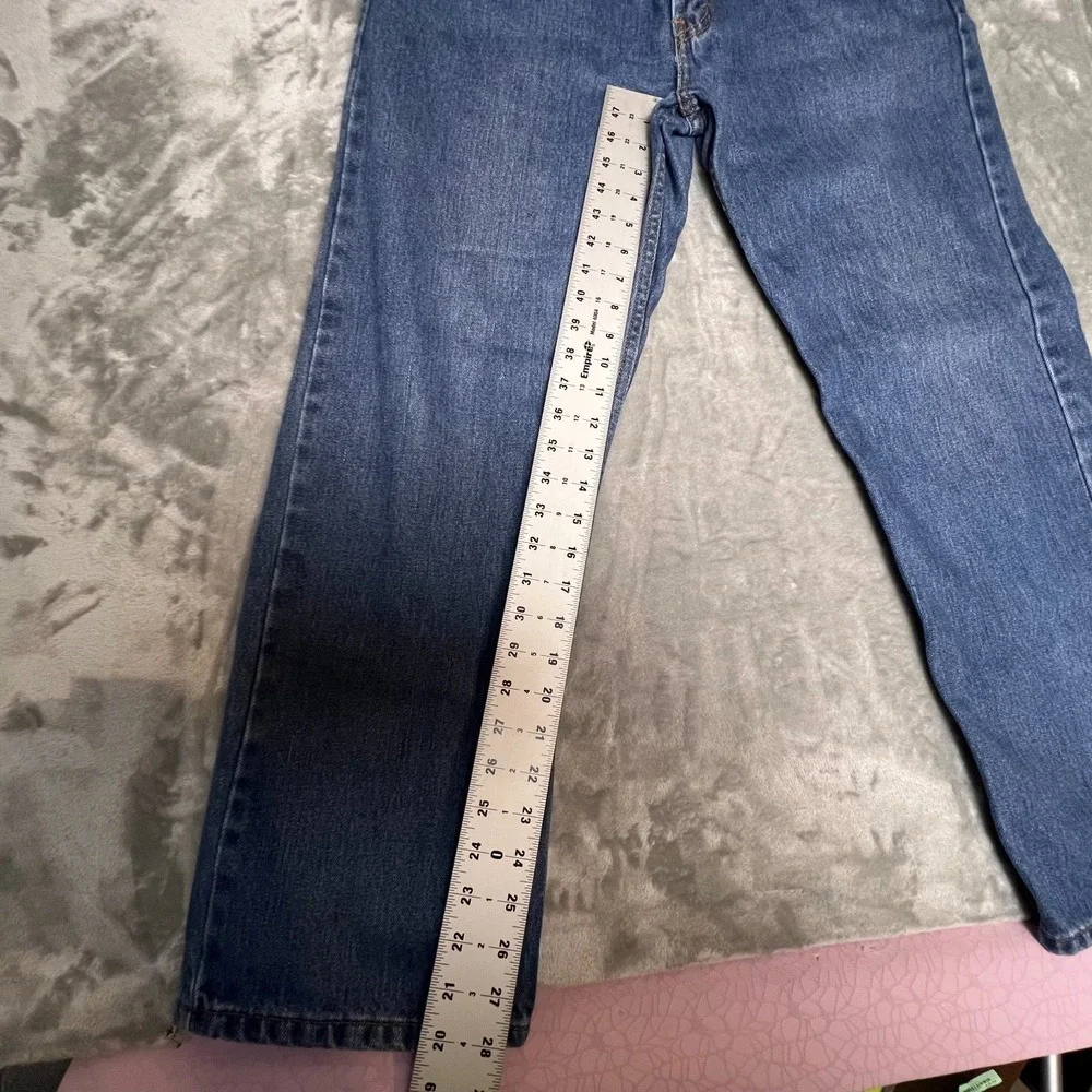 Levi's 505 Jeans Mens 36x30 Blue Denim‎ Regular Fit Medium Wash Straight Leg